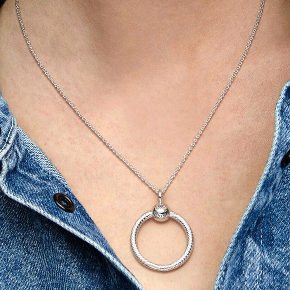 Pandora O Heart Charm Pendant - Authentic/Retired - Picture 2 of 6